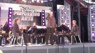 Amber Reid (16) with Jazz Band performs How Sweet It Is - Disney California - USA Music Tour 2014
