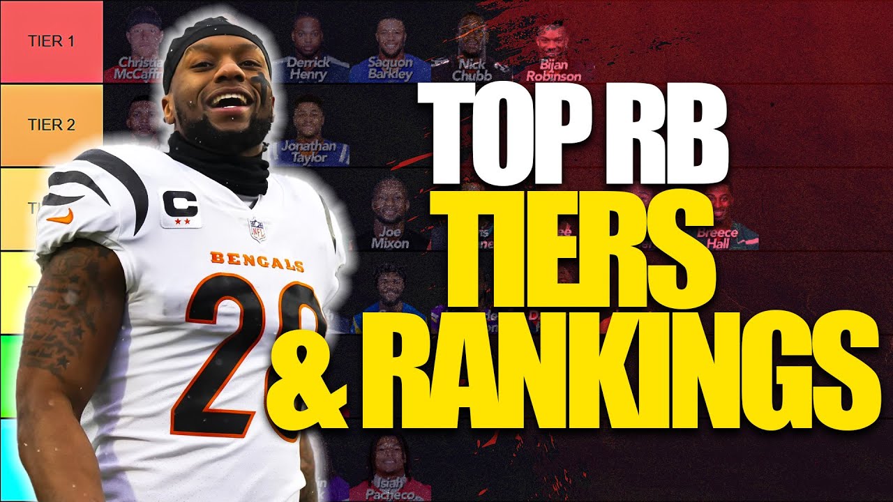 Top 30 Running Back Rankings & Tiers | 2023 Fantasy Football - YouTube