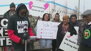 Activists protesting delay of West Side Amazon facility