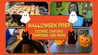 Halloween Prep 2024 | Cookies, Costume, Carving Pumpkins, and More