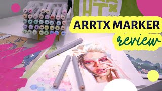 [Review] Arrtx Oros Pastel 40 Markers- Affordable and Good!