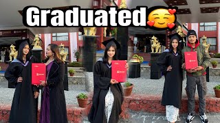 🥹Finally graduated 👩‍🎓 AMA CHORI KO YESTO KURA😄