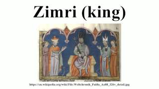 Zimri (king)