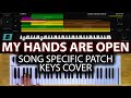 My Hands Are Open MainStage patch keyboard cover- Bethel Music