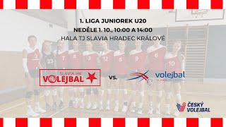 1. LIGA JUNIOREK U20: TJ SLAVIA HK – TJ JISKRA HAVLÍČKŮV BROD | 1. 10. 2023, 10:00 A 14:00