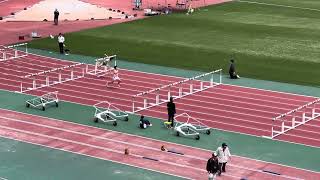 【兵庫インカレ】男子110mH 対校の部 タイムレース決勝 山本凜 5レーン