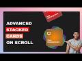 Awwward STACKING Cards ANIMATION On Scroll with Elementor