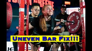 How To Fix An Uneven Bar Position On Squat