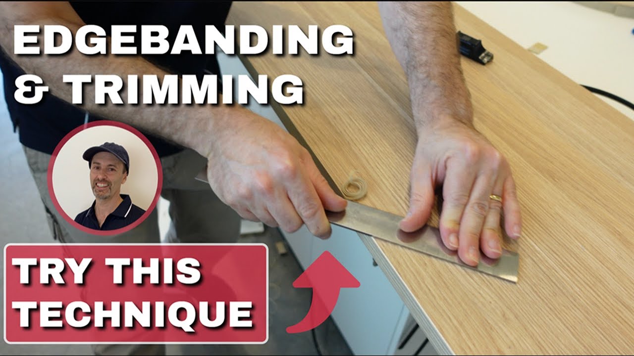 How To Edgeband Trim Melamine Edging Melamine Board How To Apply
