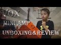 Vox Soundbox mini amplifier unboxing and review