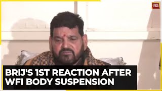 Brij Bhushan's 1st Reaction After WFI Body Suspension Says Wrestling Federation To Take Decision