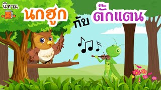 นกฮูกกับตั๊กแตน |นิทานก่อนนอน นิทานอีสป นิทานฝันดี นิทานเล่าเรื่อง