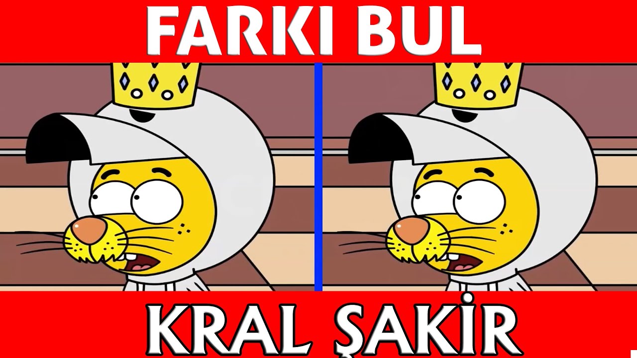 10 SANİYEDE FARKI BUL - KRAL ŞAKİR FOTOĞRAF BULMACA - BİL BAKALIM - YouTube