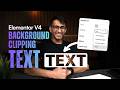 Show Image through the Text - Background Clipping Elementor V4