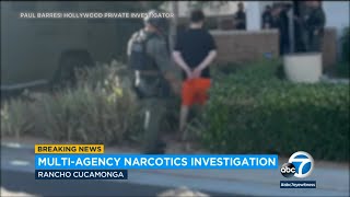 4 arrested in Rancho Cucamonga drug bust; police say investigation involved escaped prisoner