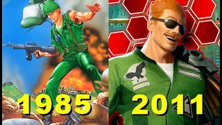 Evolution of Bionic Commando - 11 games 1985-2011