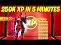 MOST INSANE Fortnite XP GLITCH Map to LEVEL UP FAST in Chapter 5 Season 3!!