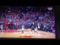 Derrick rose game winning buzzer beater vs cavaliers including interview and slo-mo