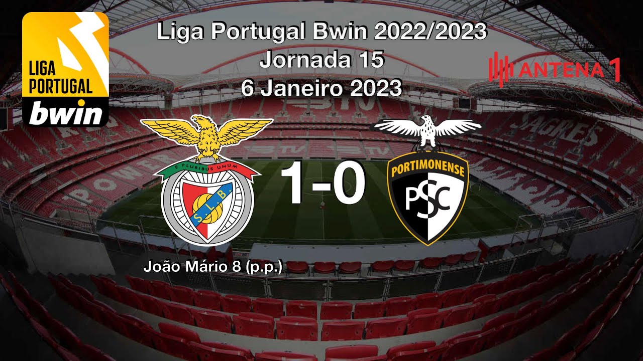 Benfica X Portimonense 1-0 Relato Rádio Antena 1 | Liga Portugal Bwin ...