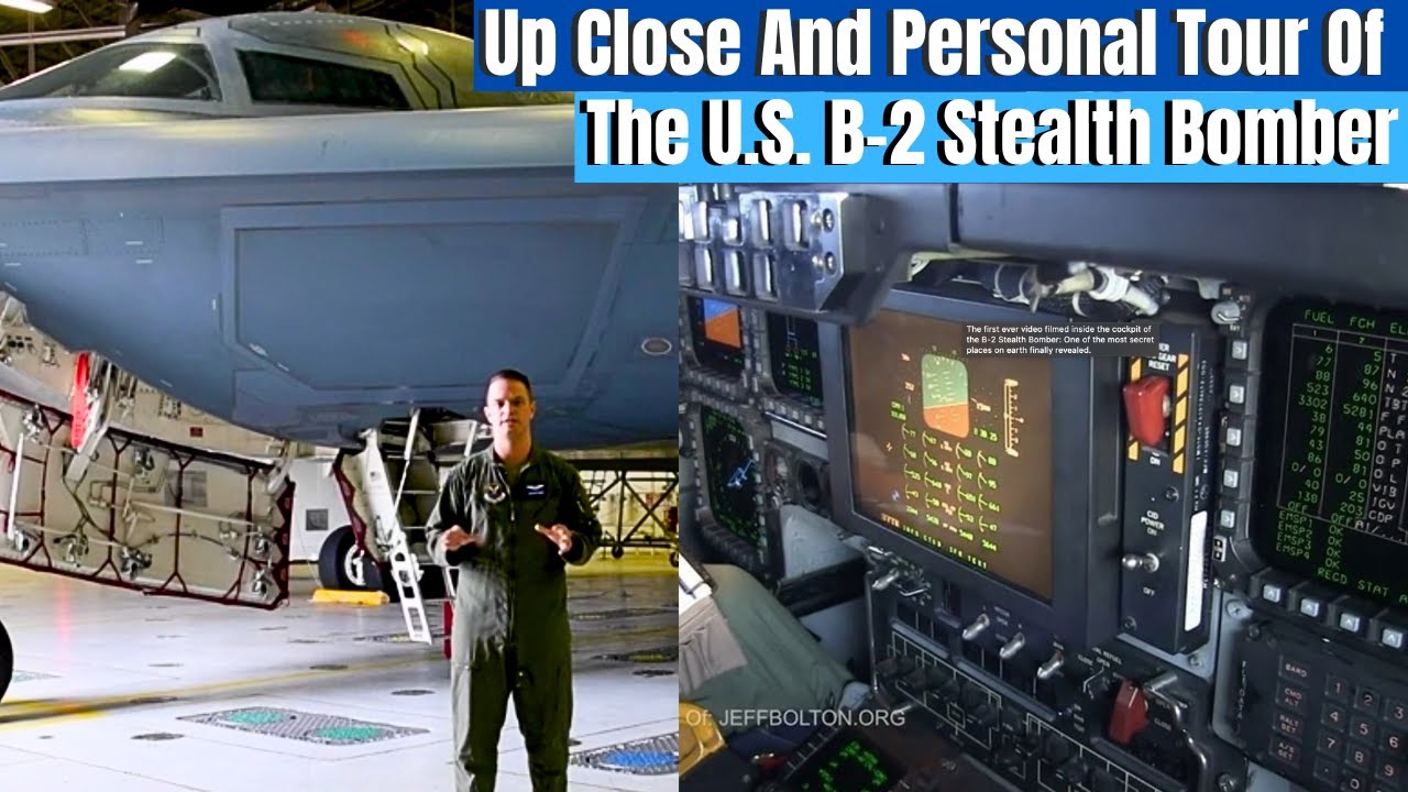 Take A Personal Guided Tour Of The B2 Spirit Stealth Bomber. Including ...