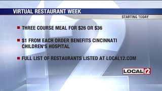 Greater Cincinnati Restaurant Week being held virtually, benefiting Children's Hospital