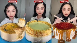 Asmr Chinese Dessert Show, Crepe Cake, Lava Cake || Eating Sounds