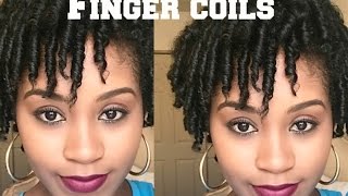 How To Finger Coils On Natural Hair Theycallme Deezy