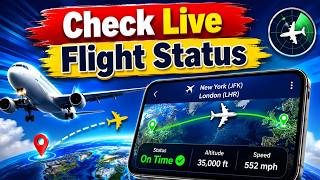How to Check Live Flight Status ✈️ Real-Time Flight Tracking Guide