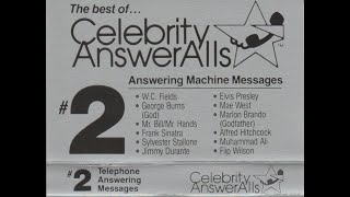 Celebrity AnswerAlls - Best Of #2 - Answering Machine Messages - 1982-1983