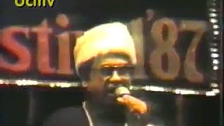 Kishore Kumar live on stage in 1987