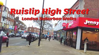 Ruislip High Street | London Suburban Walk [4k]