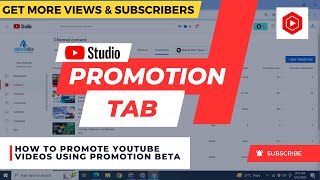 YouTube Promotion Beta |How to Promote Your YouTube Channel #amfahhtech