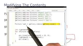 Modifying the Contents - Intro to Java Programming