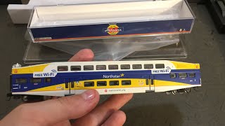 Athearn N Scale Northstar Bombardier Cab Car #604 Unboxing!