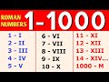 1 to 1000 Roman Numerals || Roman Numbers 1 to 1000