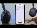 sony wh 1000xm5 headphones how to pair with iphone connect