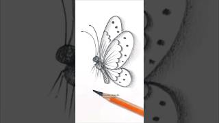butterfly drawing | #butterfly #butterflydrawing #butterflies #viral #drawingskill #funny #art #aug