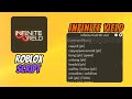 Roblox Infinite Yield Script ⭐ | Fluxus (kill , bring , fling and more!) ✅ | #roblox  Arceus x