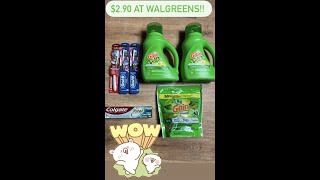 Come With Me To Walgreens To Get 3 Gain Laundry Items, Oral B, and Colgate For $2.90!!