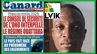 LE CONSEIL DE SÉCURITÉ DE L'ONU INTERPELLE LE RÉGIME OUATTARA:FACE AUX RÉPRESSIONS ET INTIMIDATIONS