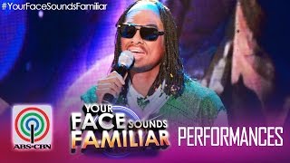 Your Face Sounds Familiar: Jay R as Stevie Wonder - "I Just Called To Say I Love You"