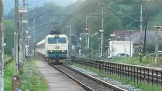 ČD 151 012 - 2 ( EC 121 Košičan) passing stop Ťahanovce