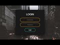 ASMR Programming | Animated Login Form using HTML and CSS [No talking]