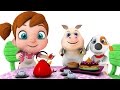 Polly Put The Kettle On | Kindergarten Nursery Rhymes & Songs for Kid