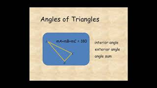 Grade 8 Angles of Triangles