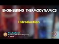 ENGINEERING THERMODYNAMICS - Introduction video