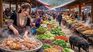 Unbelievable! Northwest Vietnam has markets with many delicious dishes and rare medicinal herbs!