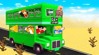 Our Most Epic Bus Trip Through the Desert in Minecraft!