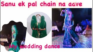 Sanu ek pal chain dance covered by Rajasthani Bindni     🌸🥀#song