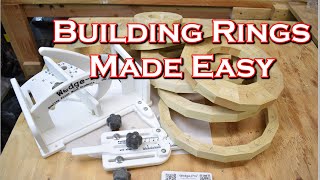 3 easy ways to assemble segmented woodturning rings.